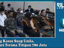 Sidang Kasus Suap  Unila, M  Basri Terima Titipan 780 Juta