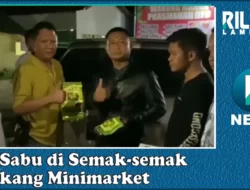 2 kg Sabu di Semak semak Belakang Minimarket