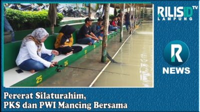 Pererat Silaturahim, PKS dan PWI Mancing Bersama
