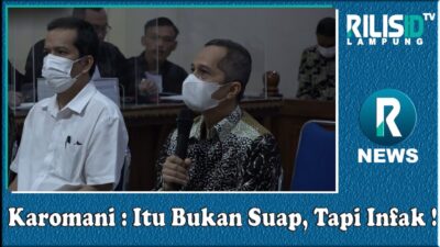 Karomani: Itu Bukan Suap, Tapi Infak !