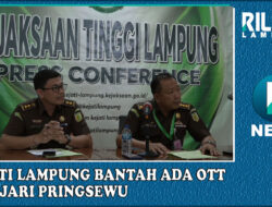 Kejati Lampung Bantah ada OTT di Kejari Pringsewu