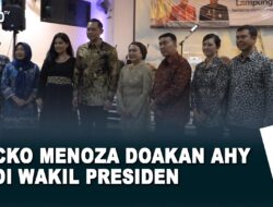 Rycko Menoza Doakan AHY jadi Wakil Presiden
