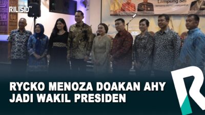 Rycko Menoza Doakan AHY jadi Wakil Presiden