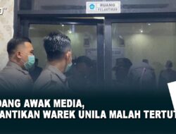 Undang Awak Media, Pelantikan Warek Unila malah Tertutup
