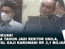 Terkuak! Tiga Tahun jadi Rektor Unila, Total Gaji Karomani Rp 2,1 Miliar