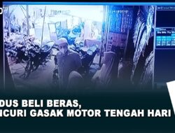 Modus Beli Beras, Pencuri Gasak Motor Tengah Hari