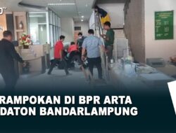 Perampokan di BPR Arta Kedaton Bandarlampung