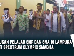 Ratusan Pelajar SMP dan SMA di Lampura Ikuti Spectrum Olympic Smabha