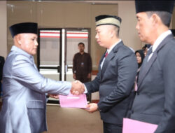 Berikut Nama-nama Pejabat Eselon III, IV dan Dua Plt Yang Dilantik Nanang Ermanto