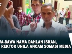 Bawa – bawa Nama Dahlan Iskan, eks Rektor Unila Ancam Somasi Media
