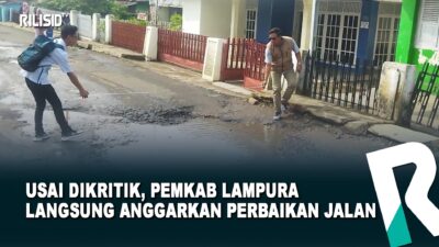 Usai Dikritik, Pemkab Lampura Langsung Anggarkan Perbaikan Jalan