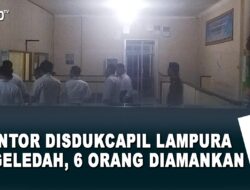 Kantor Disdukcapil Lampung Utara Digeledah, 6 Orang Diamankan