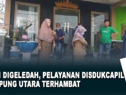 Usai Digeledah, Pelayanan Disdukcapil Lampung Utara Terhambat