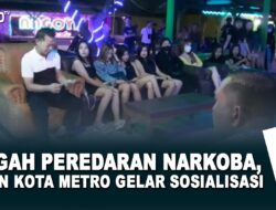 Cegah Peredaran Narkoba, P4GN Kota Metro Gelar Sosialisasi