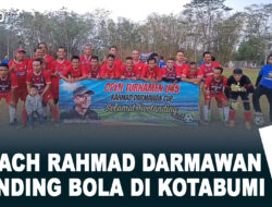Coach Rahmad Darmawan Tanding Bola di Kotabumi