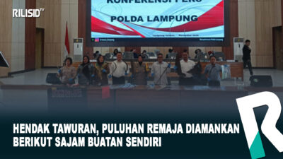 Hendak Tawuran, Puluhan Remaja Diamankan Berikut Sajam Buatan Sendiri