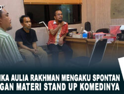 Komika Aulia Rakhman Mengaku Spontan Dengan Materi Stand Up Komedinya
