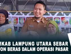 Pemkab Lampung Utara Sebar 70 Ton Beras Dalam Operasi Pasar