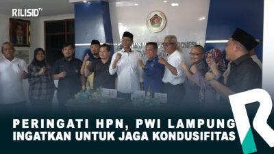 Peringati HPN, PWI Lampung Ingatkan untuk Jaga Kondusifitas
