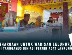 Panghargaan untuk Warisan Leluhur, TPS di Tanggamus Dihiasi Pernik Adat Lampung
