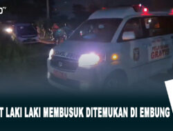 Ditemukan Di Pinggir Embung, Laki-laki Ini Sudah Tak Bernyawa