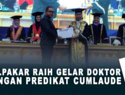 Sulpakar Raih Gelar Doktor Dengan Predikat Cumlaude