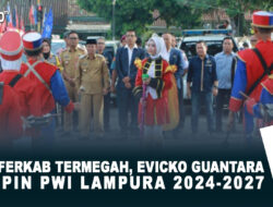 Konferkab Termegah, Evicko Guantara Pimpin PWI Lampura 2024-2027