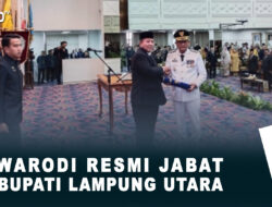 Aswarodi Resmi Jabat Pj Bupati Lampung Utara