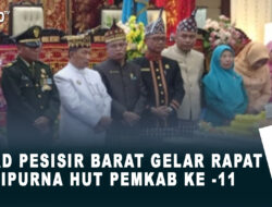 DPRD Pesisir Barat Gelar Rapat Paripurna HUT Pemkab ke – 11