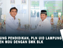 Dukung Pendidikan, PLN UID Lampung Teken MoU dengan SMK BLK