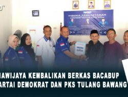 Darmawijaya Kembalikan Berkas  Bacabup ke Partai Demokrat dan PKS Tulang Bawang