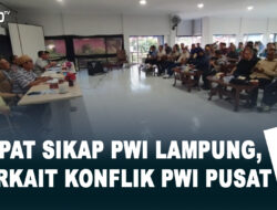 Empat Sikap PWI Lampung, Terkait Konflik PWI Pusat