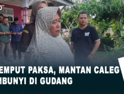 Dijemput paksa, Mantan Caleg Sembunyi di Gudang