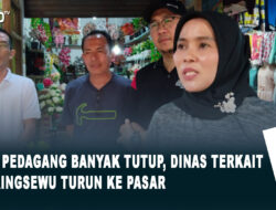 Kios Pedagang Banyak Tutup, Dinas Terkait di Pringsewu Turun ke Pasar