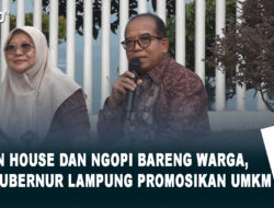Open House dan Ngopi Bareng Warga, Pj Gubernur Lampung Promosikan UMKM