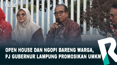Open House dan Ngopi Bareng Warga, Pj Gubernur Lampung Promosikan UMKM
