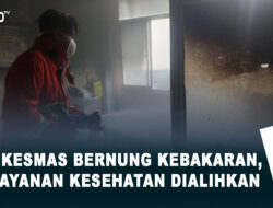 Puskesmas Bernung Kebakaran, Pelayanan Kesehatan Dialihkan