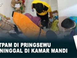 Satpam Di Pringsewu Meninggal Di Kamar Mandi