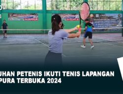 Puluhan Petenis ikuti Tenis Lapangan Lampura Terbuka 2024