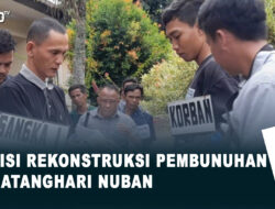 Polisi Rekonstruksi Pembunuhan di Batanghari Nuban