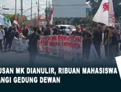 Putusan MK Dianulir, Ribuan Mahasiswa Datangi Gedung Dewan
