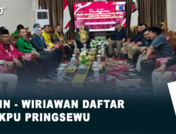 Ririn Wiriawan Daftar ke KPU Pringsewu