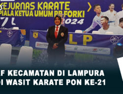 Staf Kecamatan di Lampura jadi Wasit Karate PON ke-21