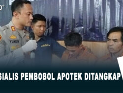 Spesialis Pembobol Apotek ditangkap
