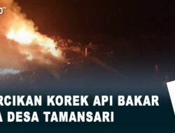 Percikan Korek Api Bakar TPA Desa Tamansari