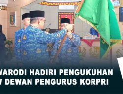 Aswarodi Hadiri Pengukuhan PAW Dewan Pengurus Korpri