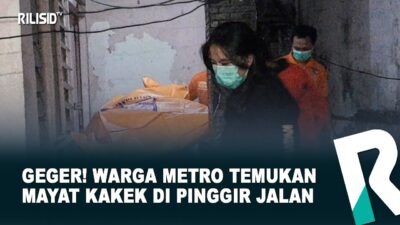 Geger! Warga Metro Temukan Mayat Kakek di Pinggir Jalan