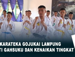 380 Karateka Gojukai Lampung ikuti Gahsuku dan Kenaikan Tingkat