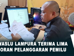 Bawaslu Lampura Terima Lima Laporan Pelanggaran Pemilu