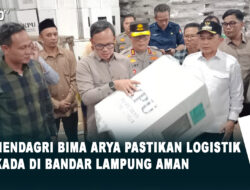 Wamendagri Bima Arya Pastikan Logistik Pilkada di Bandar Lampung Aman